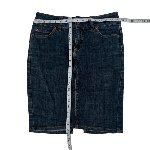 Mixit Knee Length Pencil Jean Skirt Size 4 Women’s - Picture 4 of 4